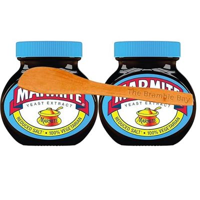 Reduced Salt Yeast Extract Bundle includes 250g x2, Wooden Spreader