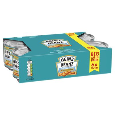 Heinz Beanz in a Rich Tomato Sauce 6 x 200g