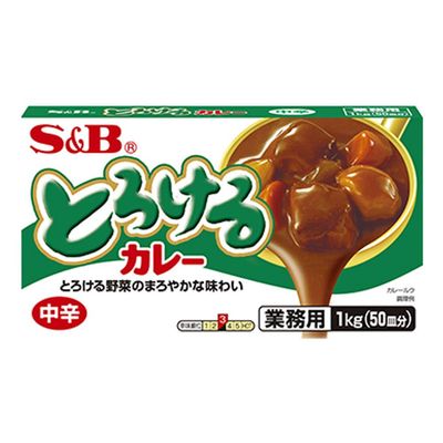 S&amp;B Torokeru Curry Medium HOT 1kg