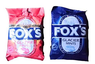 Fox's Glacier Bundle. 1 Glacier Fruits and 1 Glacier Mints