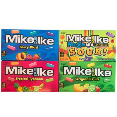 4 x MIX MIKE &amp; IKE FRUITS, JOLLY JOES, TROPICAL TYPHOON, BERRY BLAST