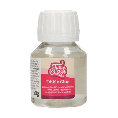 FunCakes Edible Glue: Transparant, For Sugarcraft Work and Cake Decorating, 50 g.