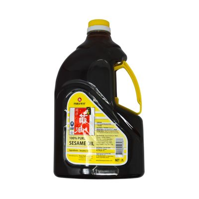 FOREWAY 100% Pure Toasted Sesame Oil 2L Authentic Asian Cooking Oil