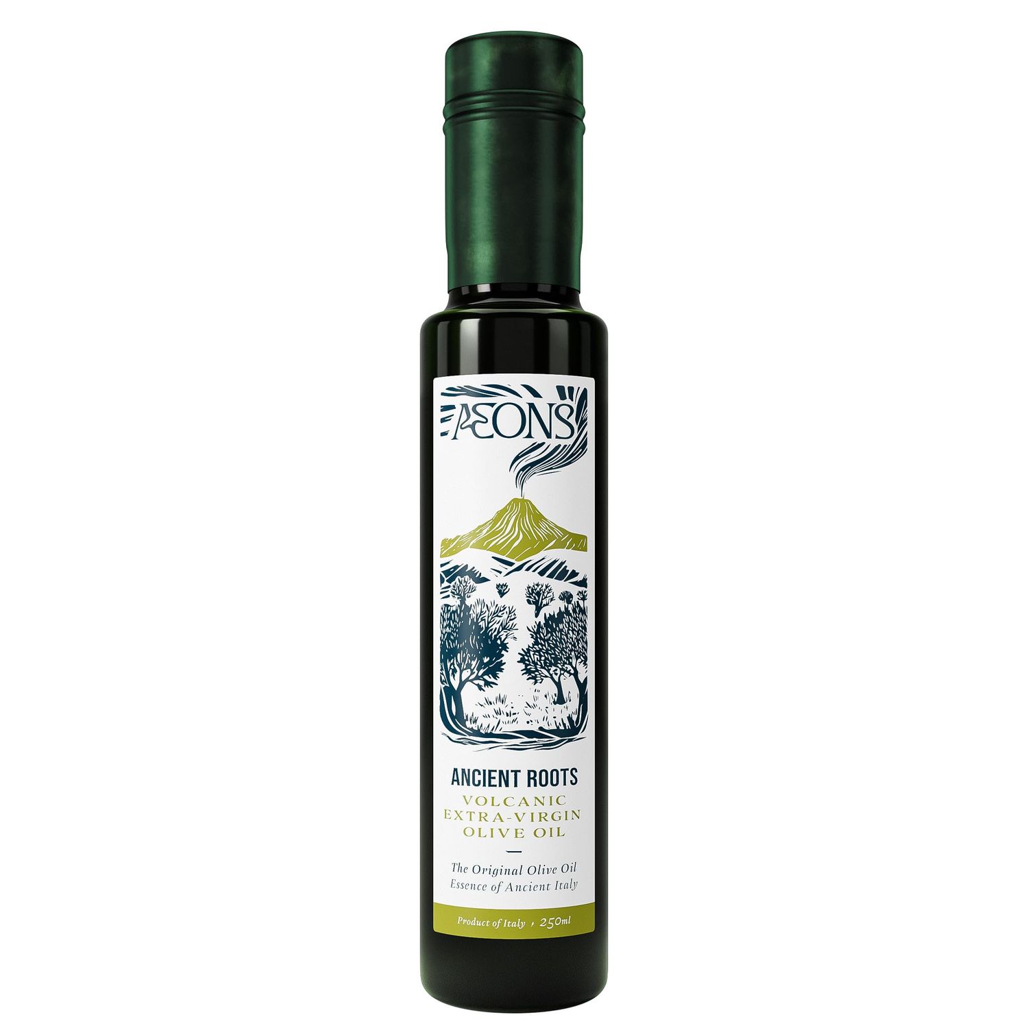 Aeons Ancient Roots Extra Virgin Olive Oil- Dr. Sarah Brewer s Volcanic Tuscan Blend, Cold-Pressed within 24h, High-Polyphenol Heart &amp; Skin Support, 250 ml