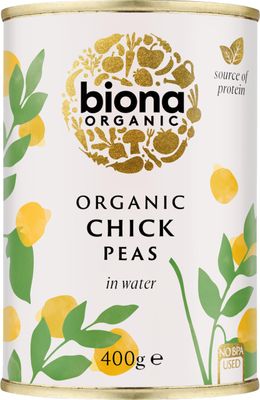 Biona Organic Chick Peas, 400 g