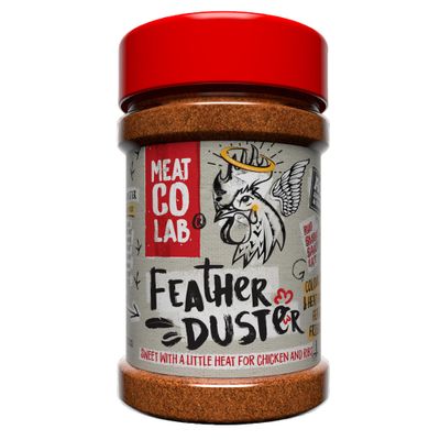 Angus &amp; Oink Feather Duster Chicken BBQ Rub Orange, Paprika, Chipotle and Lemon Pepper Seasoning, Perfect For Chicken Gluten-Free, Vegan Friendly 200g