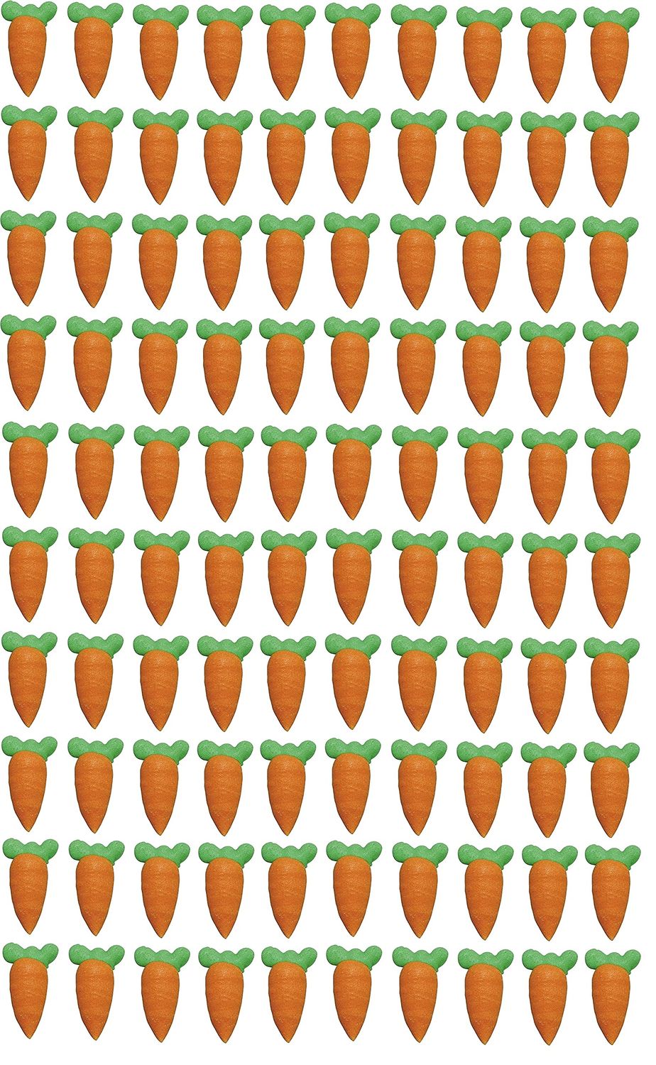Sugar Carrots Hand Piped x90