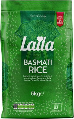 Laila Basmati Rice 5Kg, Aromatic Rice Basmati-Style