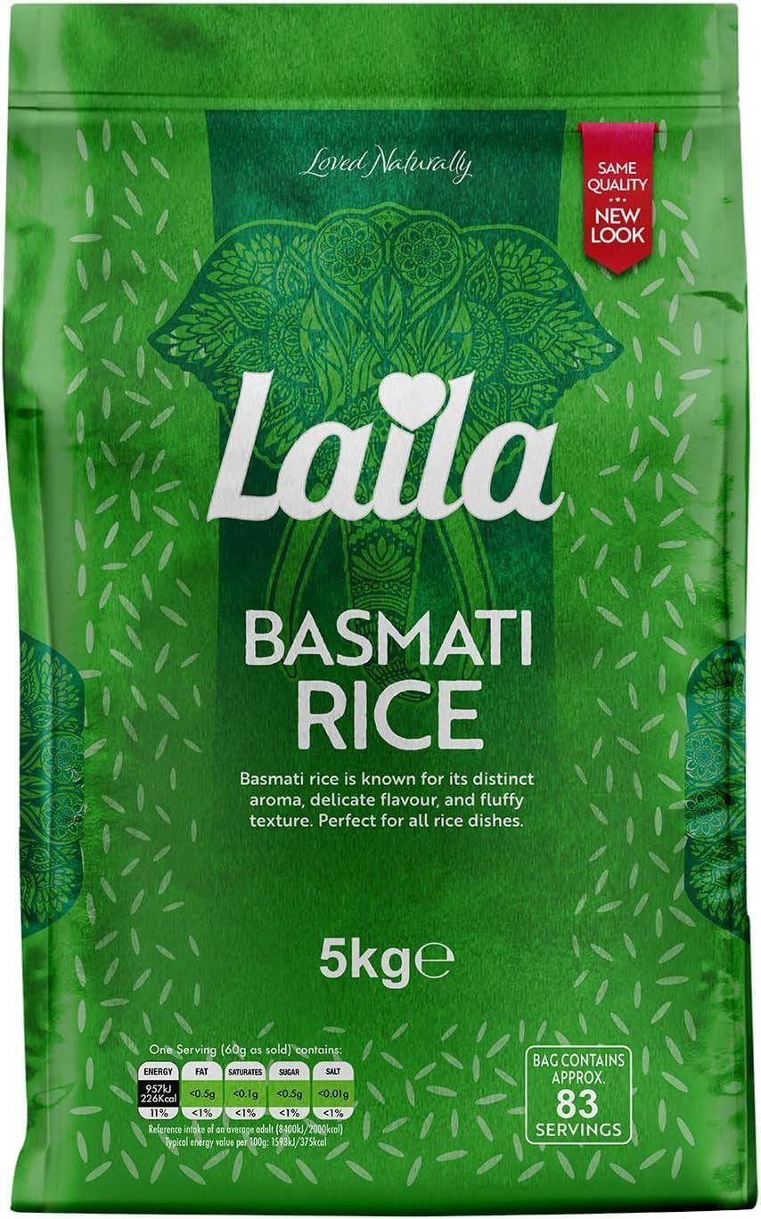 Laila Basmati Rice 5Kg, Aromatic Rice Basmati-Style