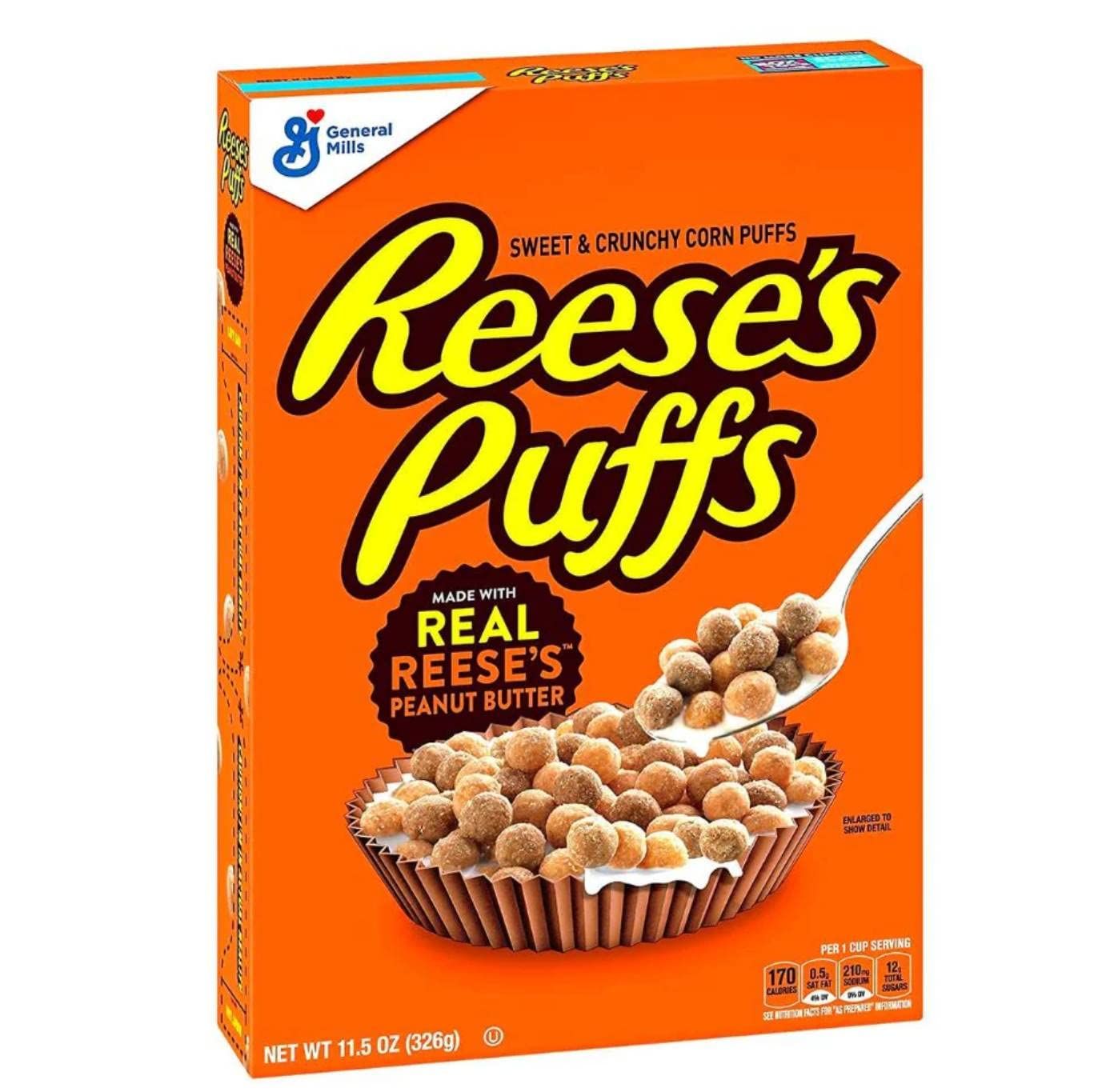 Reese's Puffs Sweet &amp; Crunchy Corn Puffs 326g-11.5 OZ