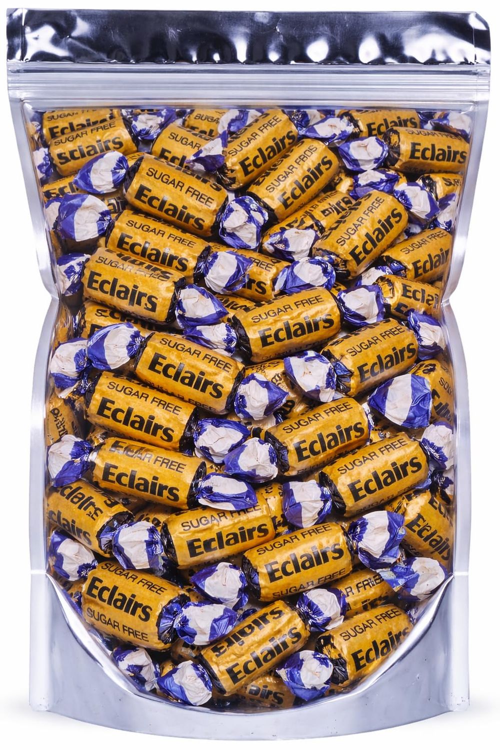 ZANGOC Diabetic Friendly Sugar Free Chocolate Eclairs - Retro Sweets for Parties, Get Well Soon, Retirement, Birthday, and Thank You Gifts - 350g Pack-Pick and mix Sweets Ideal for Sharing