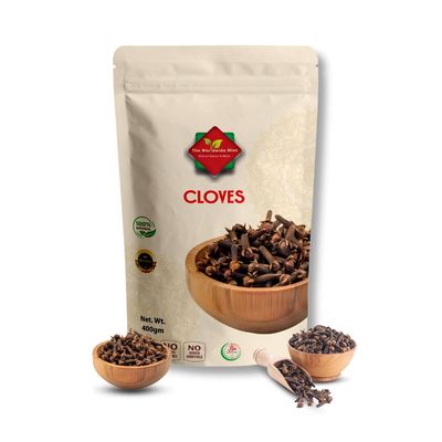 Cloves Whole (400G / 14.10 oz) Premium Quality Sun Dried Indonesian Gluten Free Non GMO No Additives No Preservatives