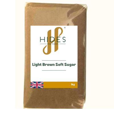Hides Fine Foods - Light Brown Soft Sugar 1kg - GMO - Free - Suitable for Vegetarians - Baking - Cookies - Caramel - Pies - Brownies - Desserts - Cooking Hides Fine Foods - Light Brown Soft Sugar 1kg - GMO - Free - Suitable for Vegetarians - Baking - Cookies - Caramel - Pies - Brownies - Desserts - Cooking