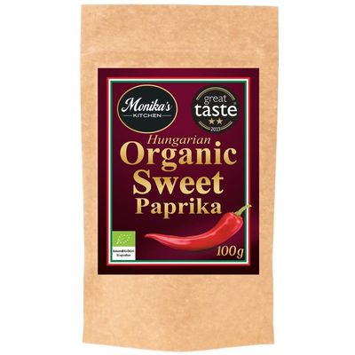 Organic Hungarian Sweet Paprika Powder 100g - Premium Quality - Great Taste Award Winner