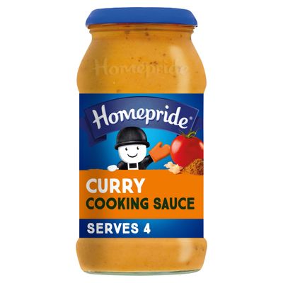 Homepride Mild and Creamy Curry Cooking Sauce, 485 g Jar (Pack of 1)