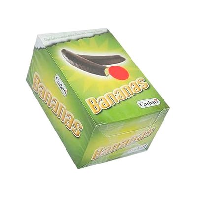 Chocolate Marshmallow Bananas with Plain Chocolate Coating Full Box of 30