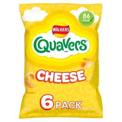 Walkers Quavers Cheese Multipack Snacks 6x16g