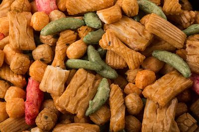 Rice Crackers &amp; Coated Peanuts - 450G Always Fresh Japanese Crackers