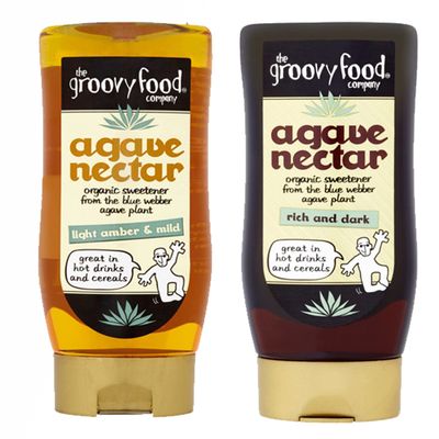 Groovy Food Co. Premium Agave Nectar 1x Light &amp; Mild 250ml 1x Rich and Dark 250ml Pack of 2