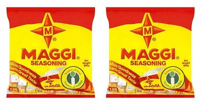 (Pack of 2) Maggi Seasoning Cubes (100 Cubes) 400g - Product of Nigeria