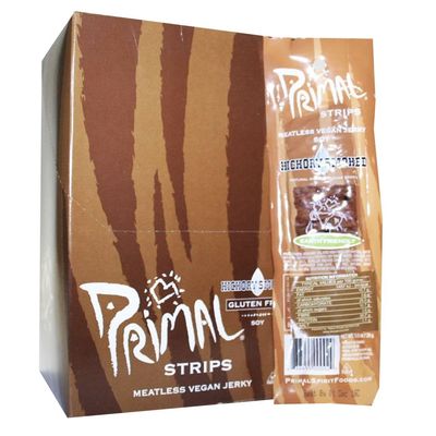 Primal Vegan Jerky Soy - Hickory Smoked Jerky 6 x 28g