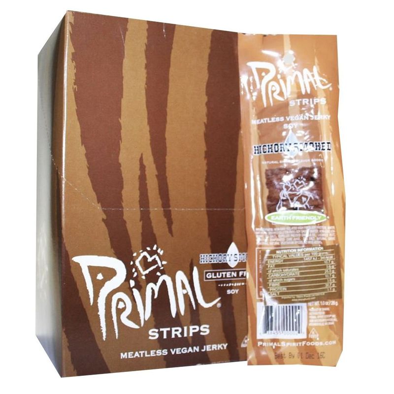 Primal Vegan Jerky Soy - Hickory Smoked Jerky 6 x 28g
