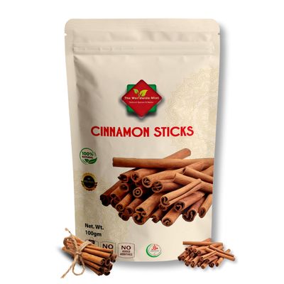 Cinnamon Sticks (100G / 3.54 oz) Cinnamon Quills Zimt Cannelle Canela Danchini Sticks 3 Inch lenth Sweet and Aromatic for Cooking