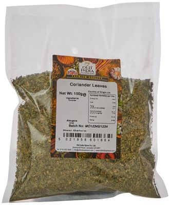 Old India Coriander Leaves 100g