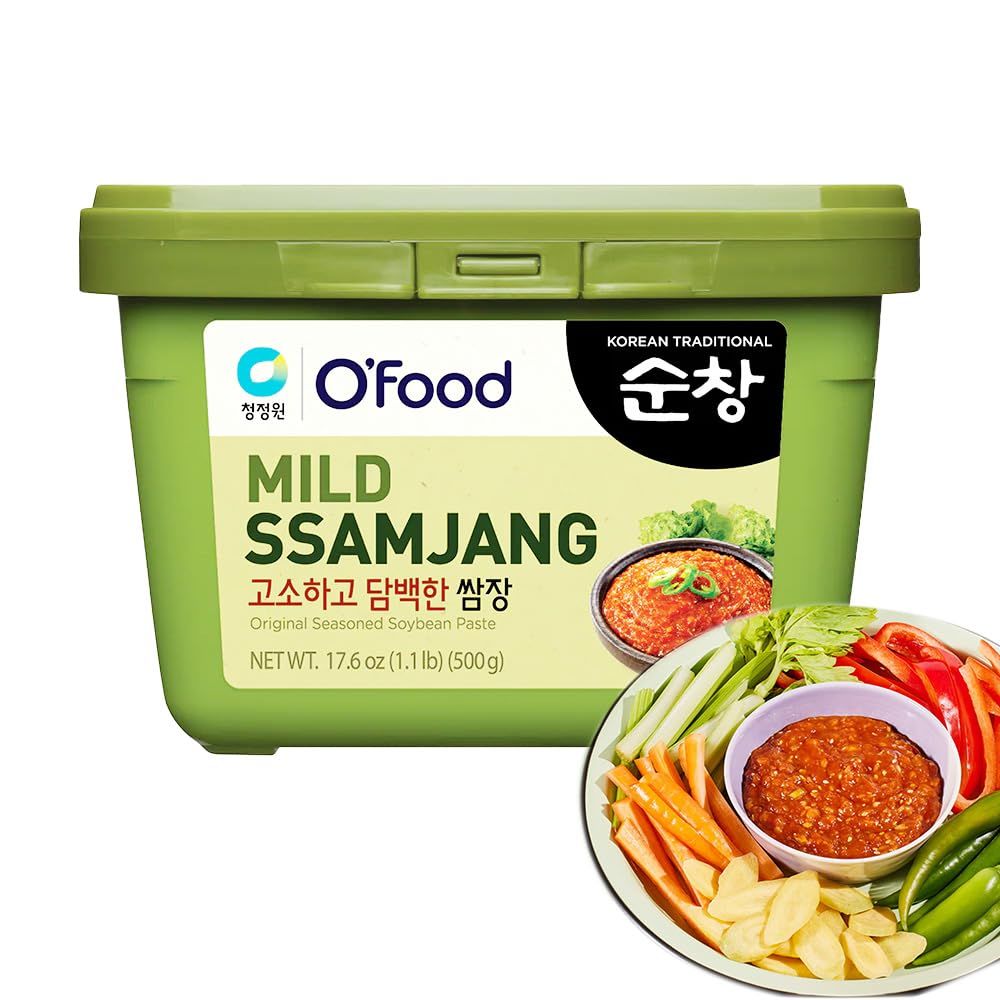 Daesang Mild Ssamjang seasoned soybean paste 500g, for BBQ, Lettuce Wraps &amp; Korean Cuisine