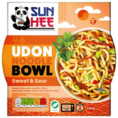 Sun Hee Sweet and Sour Udon Bowl 240g