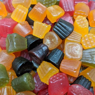 Lions Midget Gems 1kg - Traditional Hard Gummy Sweets, Classic British Candy, Bulk Share Bag, Vegan-Friendly, Retro Pick and Mix, Fruit Flavour Jelly Sweets