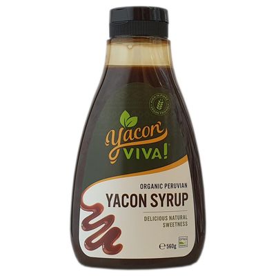 YaconViva! Organic Yacon Syrup 560g 100% Natural Peruvian Superfood Suitable for the Keto Diet, Diabetes, Vegan, & Vegetarians Ultra Low GI Foods Supports a Low Sugar Diet