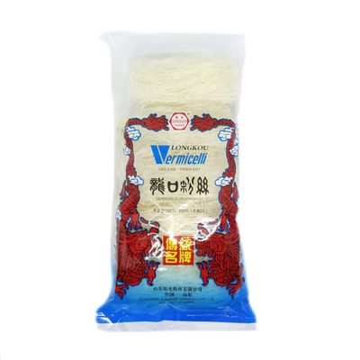 Longkou Vermicelli 250g Premium Chinese Cellophane Noodles Authentic Mung Bean Glass Noodles for Stir-Fries, Soups, Hot Pots &amp; Asian Dishes