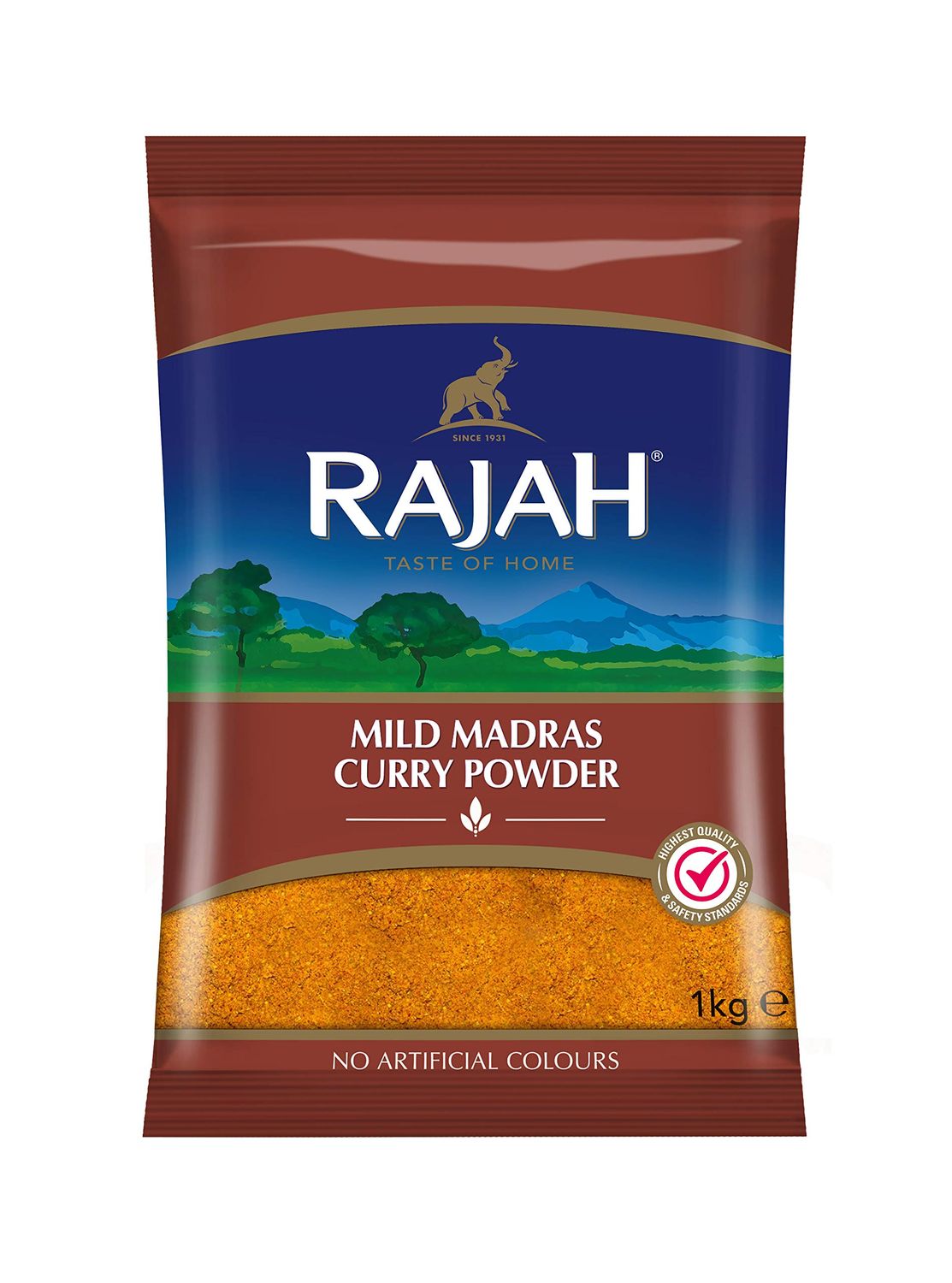 Rajah Spices Mild Madras Curry Powder Madras Mild Curry Powder (1kg)