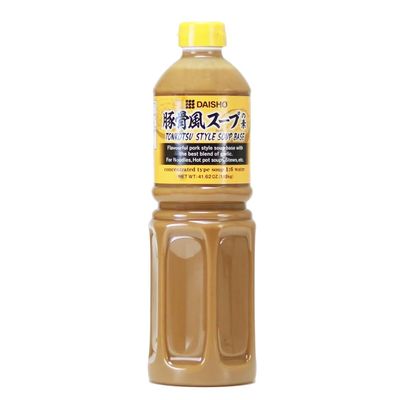 Daisho Japanese Noodles Tonkotsu Ramen Concentration 1180g - Pork Bone Style Soup (10-16 Servings)