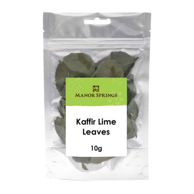 Dried Kaffir Lime Leaves 10g by Manor Springs