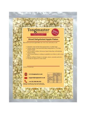 Diced Dehydrated Dried Apple Flakes - 500g