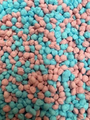 Generic Millions Tiny Chewy Sweets Blue Bubblegum &amp; Pink Strawberry Mix 500g