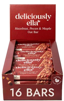 Deliciously Ella Oat Bars (Hazelnut, Pecan &amp; Maple (16 bars))