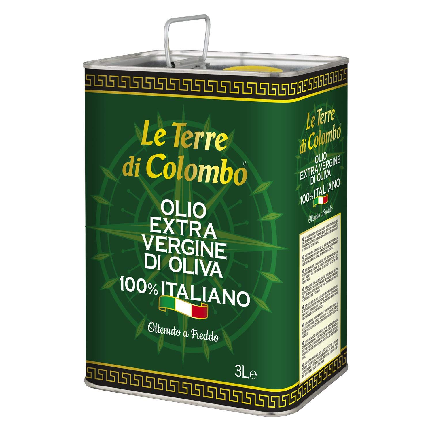 Le Terre di Colombo - 100% Italian Extra Virgin Olive Oil - Tin - 3 L