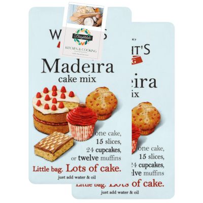 Madeira Cake Mix Bundle with Wrights Baking Madeira Cake Mix 500g 2 Pack + Brightdale Kitchen Booklet