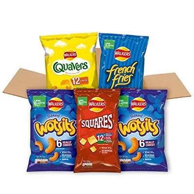 Walkers Under 100 Calories Snacks Box, Variety, 48 Count (Pack of 1)