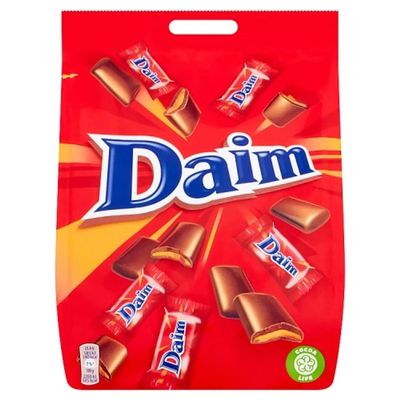 DaimMini Chocolate Bag, Crunchy Almond Caramel, 200g