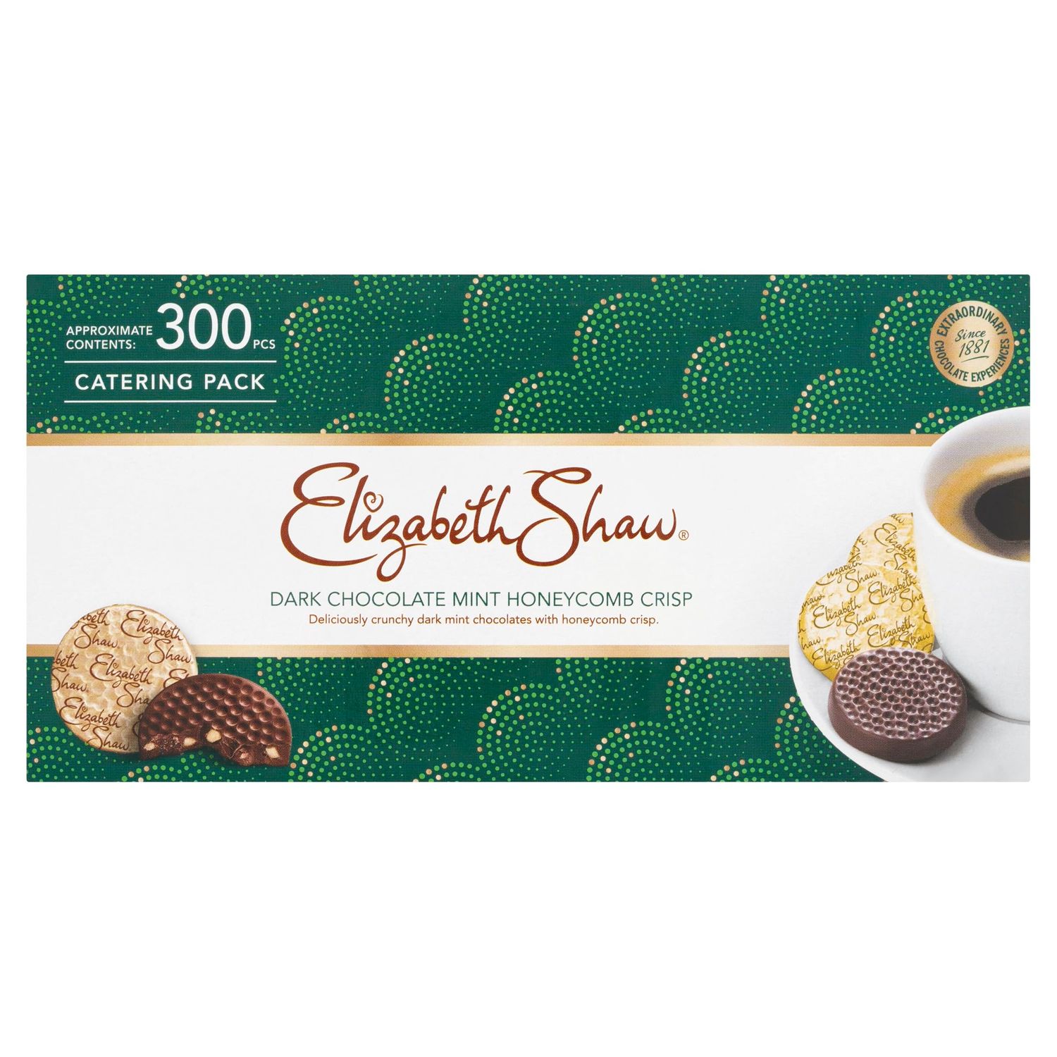 Elizabeth Shaw Dark Chocolate Mint Honeycomb Crisp Catering Pack 1.89 Kg