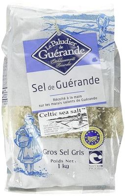 CELTIC GREY SEA SALT COARSE - GUERANDE GROS SEL GRIS,1 kg (Pack of 1)