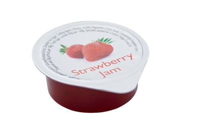 Country Range Strawberry Jam Portions - 100 x 20g
