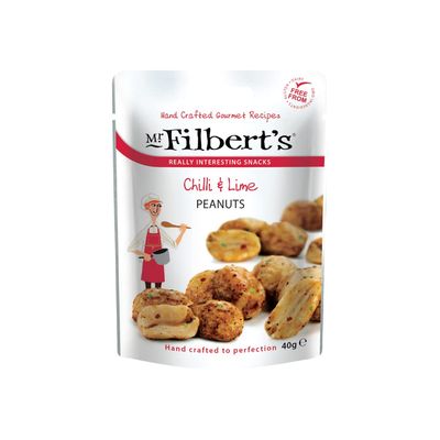 Mr Filbert's Chilli &amp; Lime Peanuts 20 x 40g
