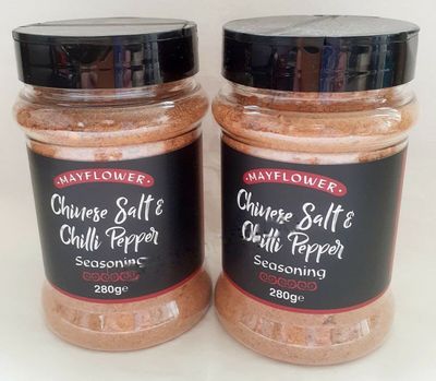 Mayflower Chinese Salt and Chilli Pepper Seasoning - 280G Pack of 2