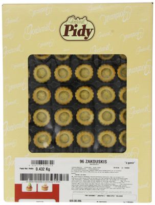 Pidy Zakouski Mini Round Vol Au Vent Cases - 96 Portions