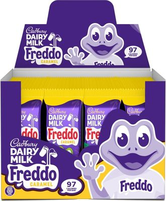 Cadbury Dairy Milk Freddo Caramel Chocolate Bar 19.5g (Pack of 60 Bars) - Milk Chocolate With Soft Caramel